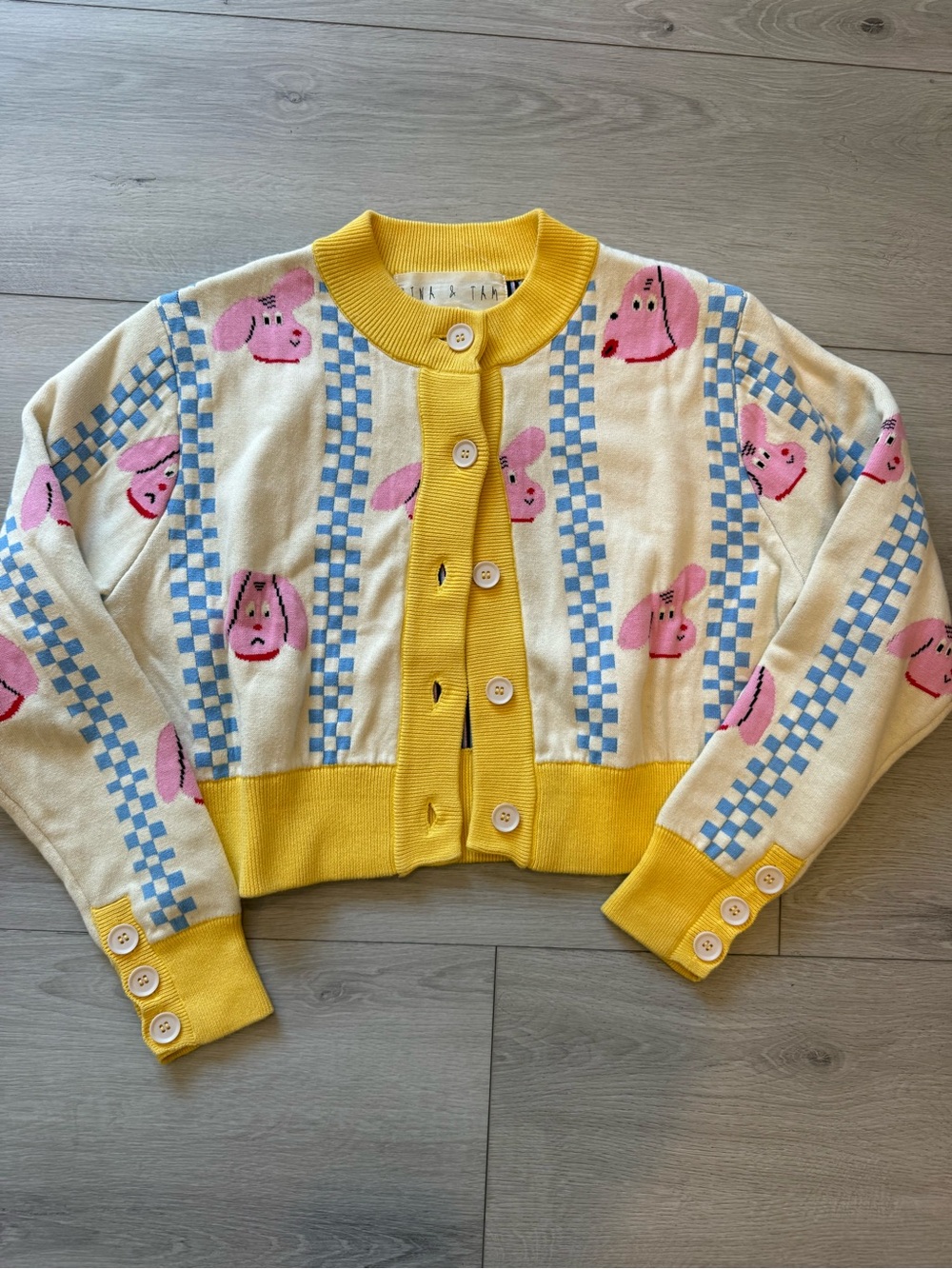 Kina and Tam The Pet Peeves Cardigan Size SMALL
